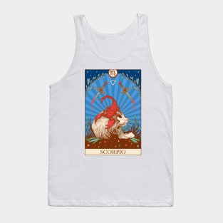 Zodiac sign tarot card Scorpio Tank Top